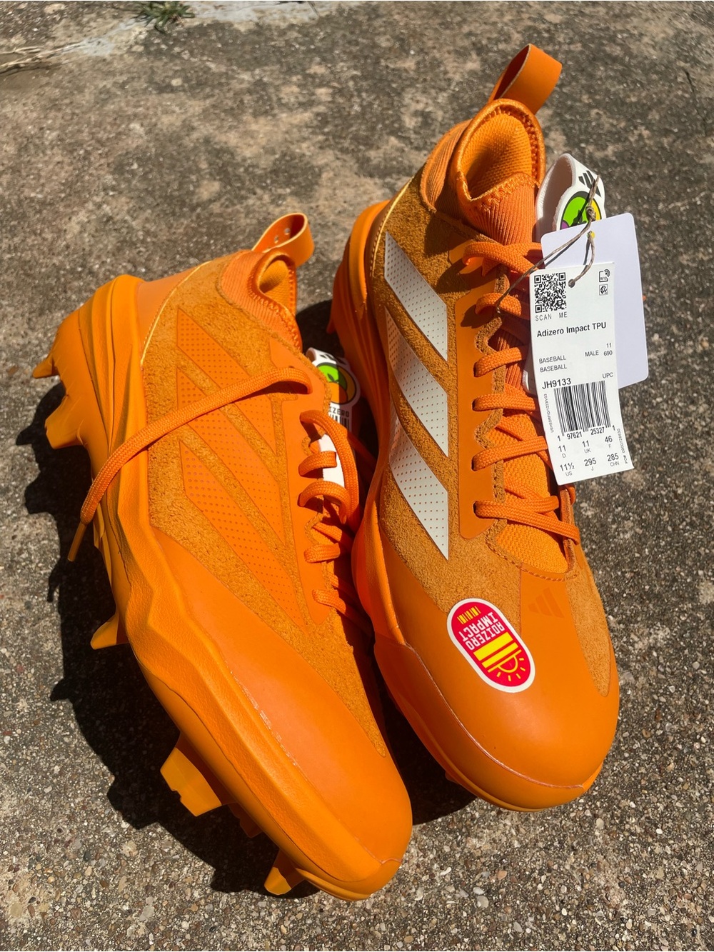 adidas Adizero Impact TPU 2.0 BSB Somos Bright Orange